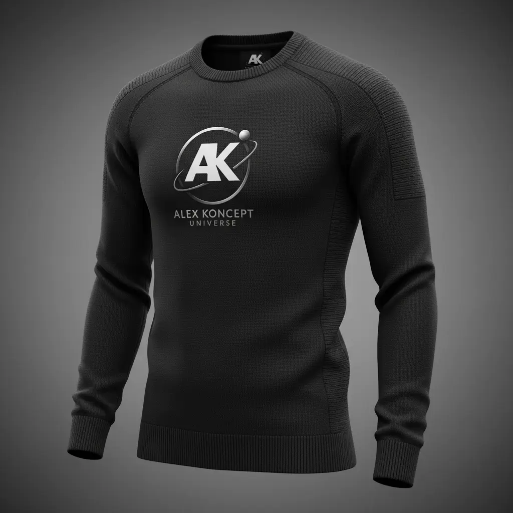 Static-Knit Pullover