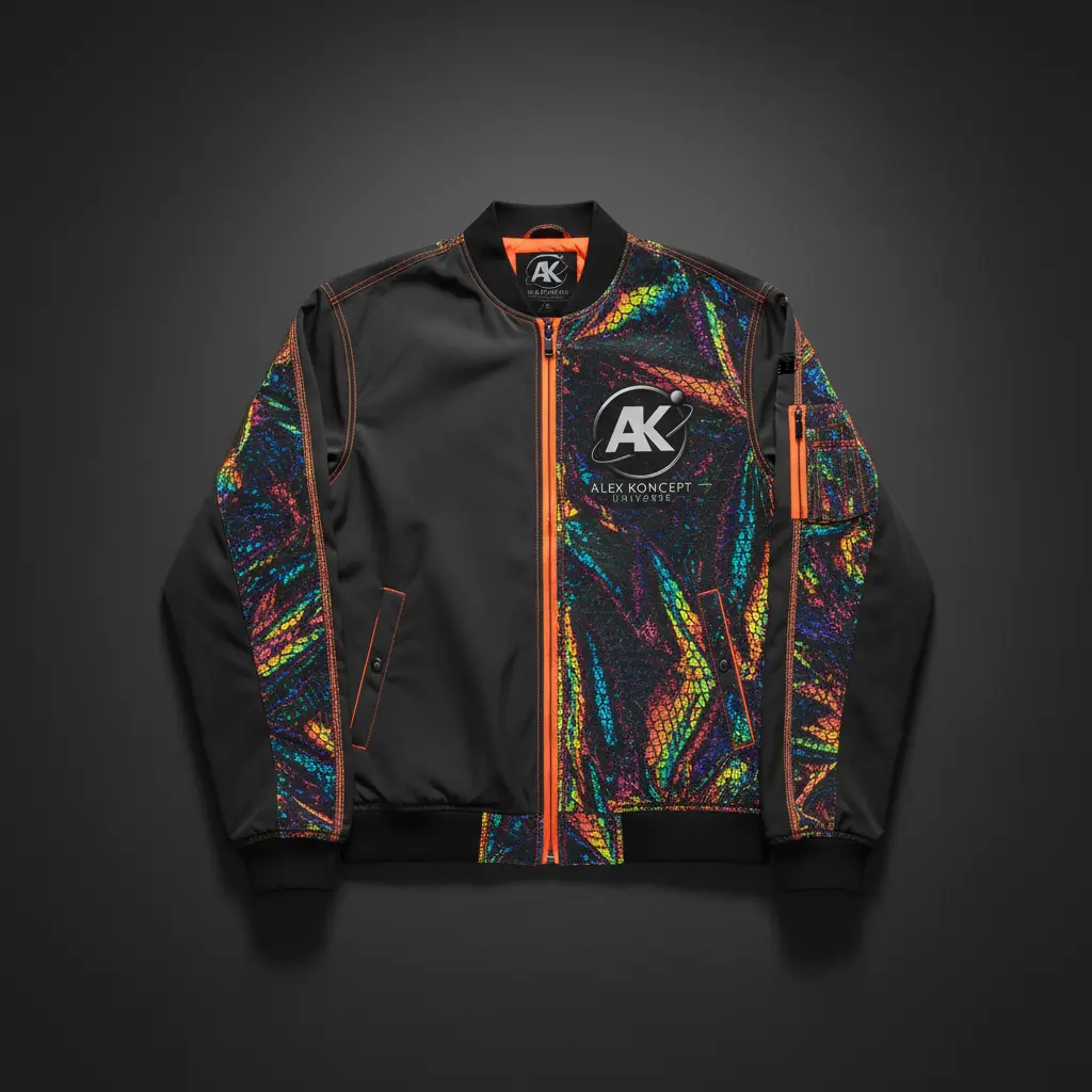 Blouson Echo à Réflectivité Prismatique