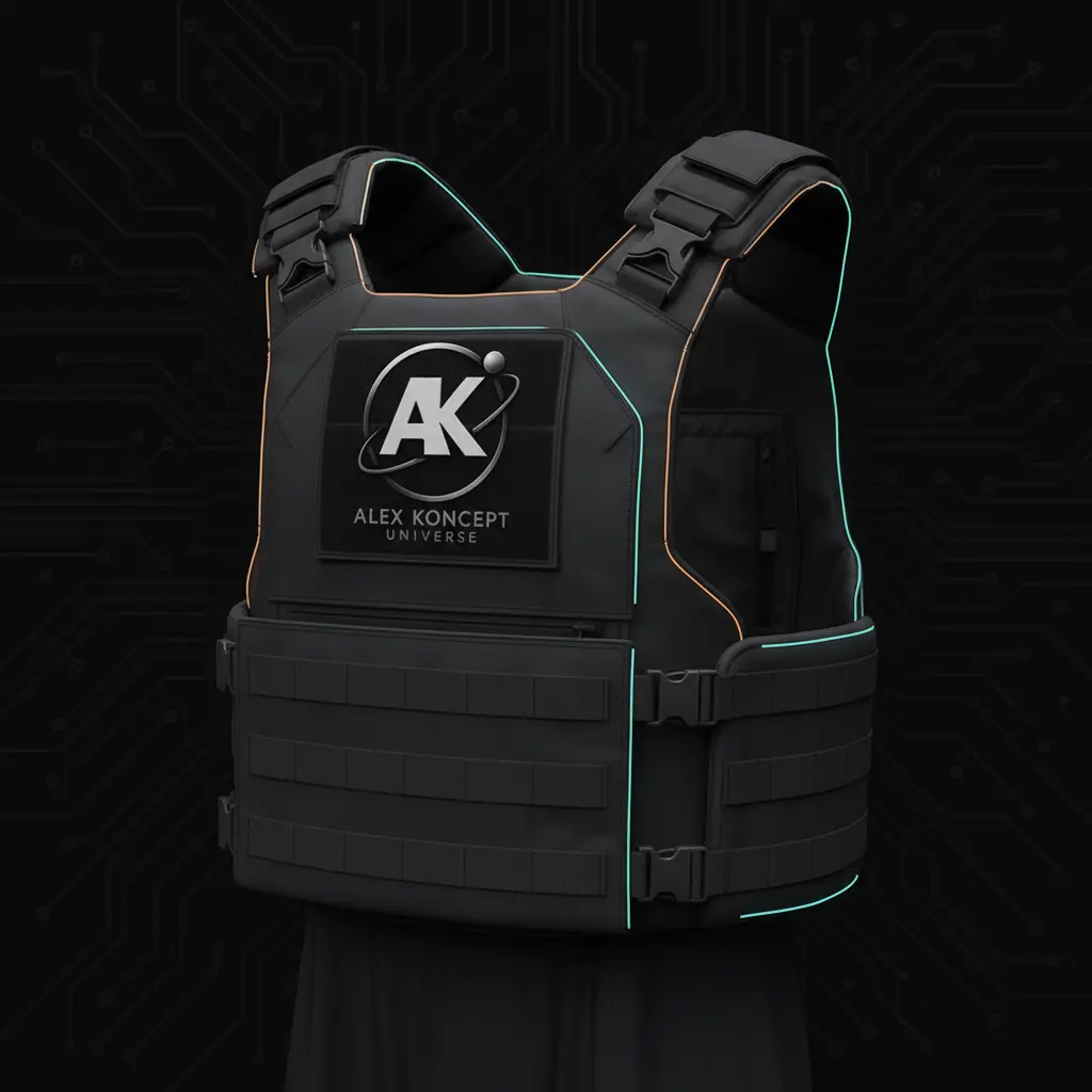 Gilet Synapse à Fibre Optique Tissée